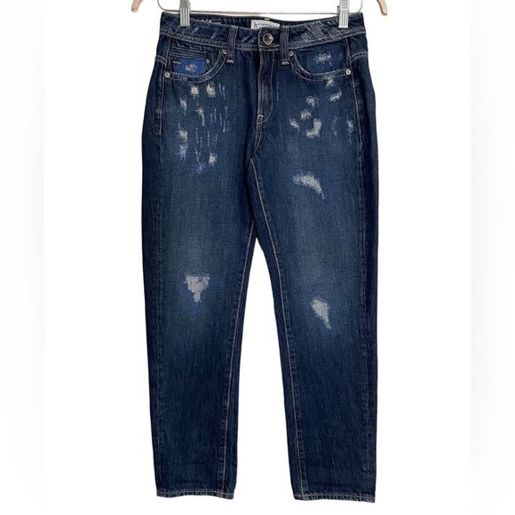 G-Star Raw Midge Saddle Boyfriend Jeans Distressed 25x30 - Picture 3 of 8